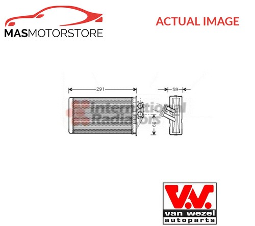 Heater radiator exchanger lhd - heater,
