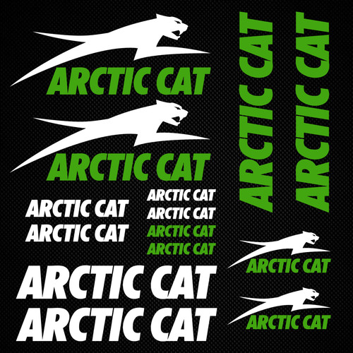 Arctic cat sticker quad - arctic,
