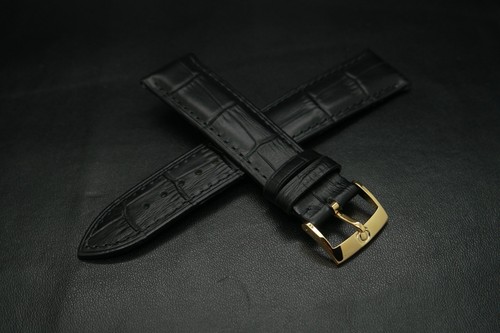 Oem omega 20mm black leather - omega,