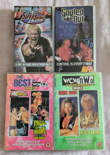 Wcw vhs video tapes souled - wcw,