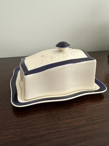 Vintage cheese dome butter - cheese,