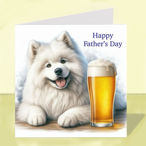 Samoyed dog father day - samoyed,