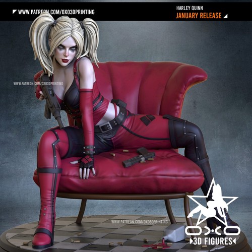Harley quinn statue - quinn,