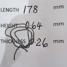 Fusee Chain. Length 178 mm