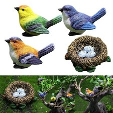 1 SET Resin Miniature Birds