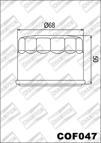 Cof047 oil filter champion - oil,