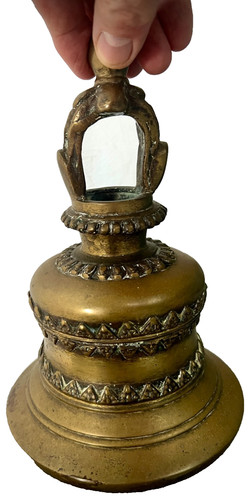 Antique tibetan buddhist bell - antique,