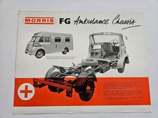 MORRIS FG AMBULANCE SALES