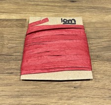 10M Of Red Raffia Ribbon