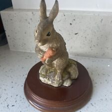 LEONARDO COLLECTION  Nature Studies Hare Rabbit with Carrot 1993 Ornamental
