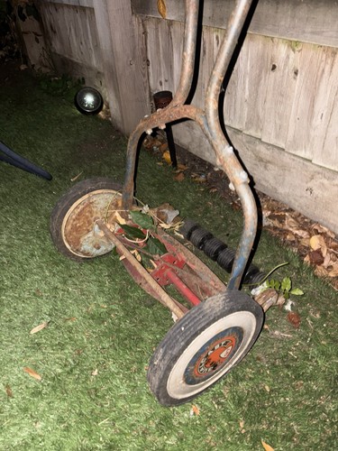 Vintage qualcast lawnmower - vintage, q7