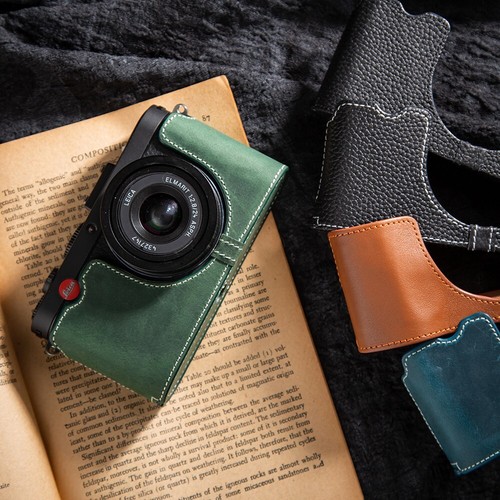 Handmade genuine leather half - genuine,