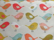 Fryetts Birds Multi 100% Cotton Fabric