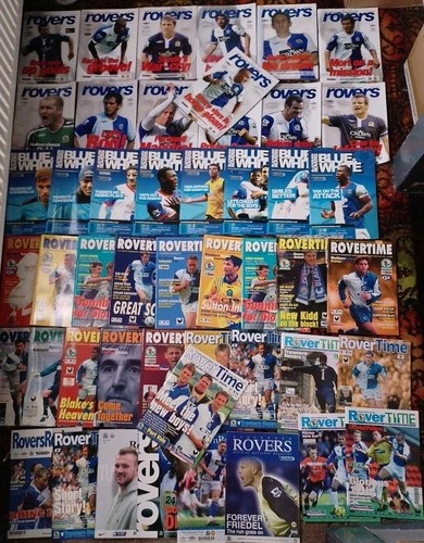 Blackburn rovers programmes - 78,
