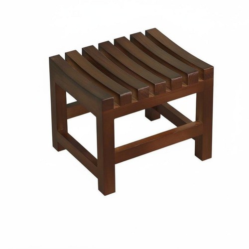 Solid wood shower stool - solid,