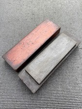 VINTAGE CASED 6" OIL STONE.