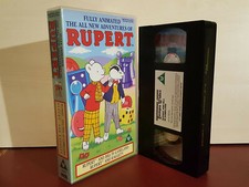 The All New Adventures of Rupert - Bill In Gameland - PAL VHS Video Tape (T17)