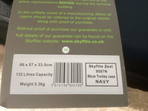 Skyflite suitcase hard shell - suitcase,