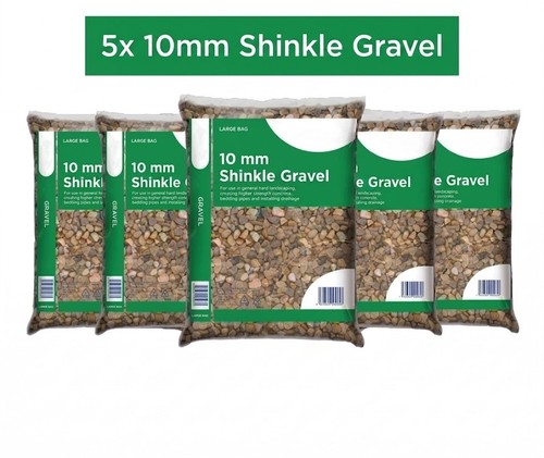 10mm pea shingle gravel 125kg - pea,