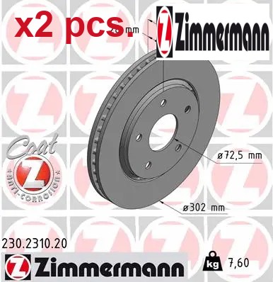 Pcs front brake disc - front,