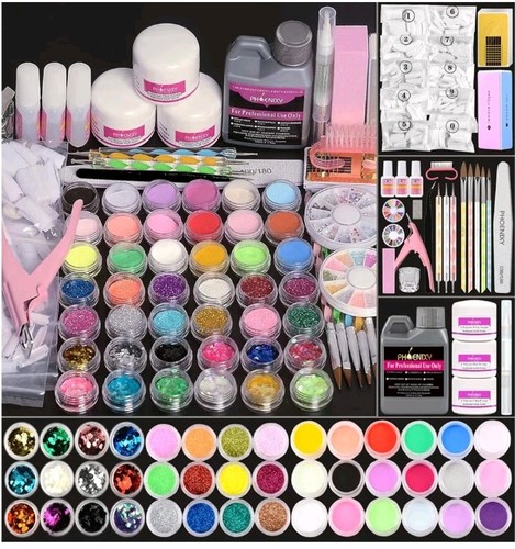 Acrylic nail kit full set - acrylic, for