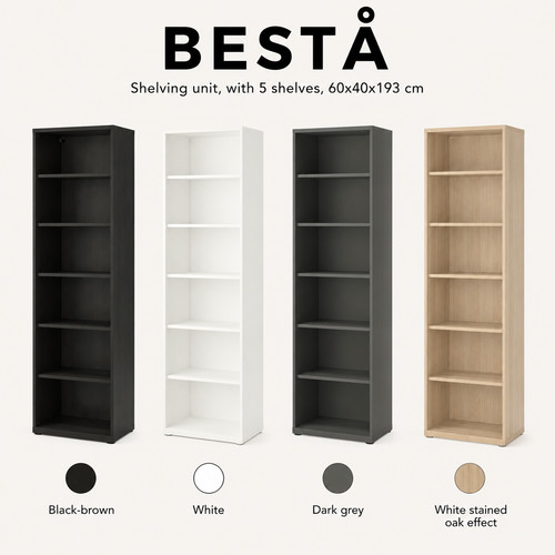 Ikea besta shelving unit - ikea, 5