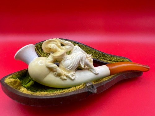 Vintage carved meerschaum - vintage,
