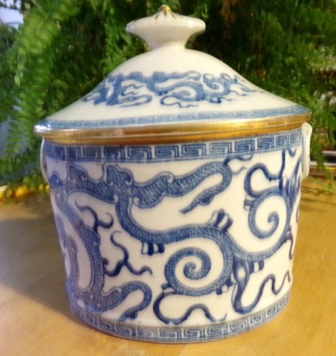 Vintage chinese blue and white - vintage,