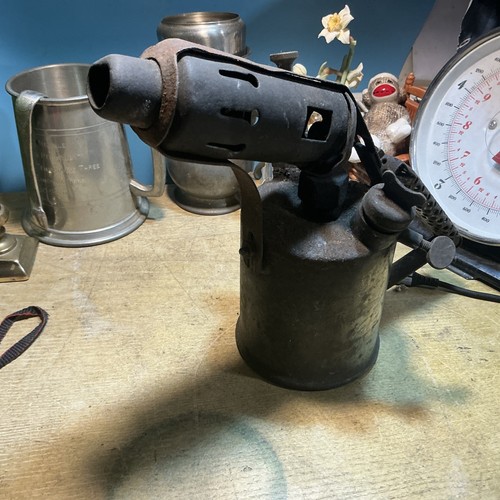 Vintage steel blow lamp - blow,