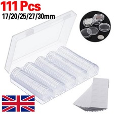 100pcs 30mm Round Coin Storage