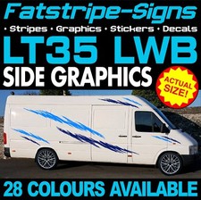 to fit VW LT35 LWB GRAPHICS STICKERS STRIPES DECALS CONVERSION CAMPER VAN
