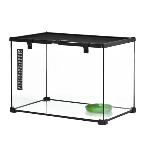 Pawhut glass reptile terrarium - pawhut,