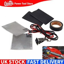 2x Motorcycle Handlebar Heater Heated Grips Hand Pads Warmer For Motor Bike New