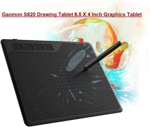 Gaomon s620 drawing tablet - gaomon, 6.5