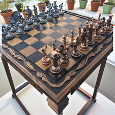 Antique Roman Empire Chess Set