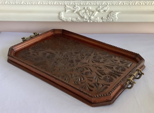 Edwardian hand carved - 22”, hand-carved