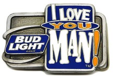 Bud Light Beer Belt Buckle