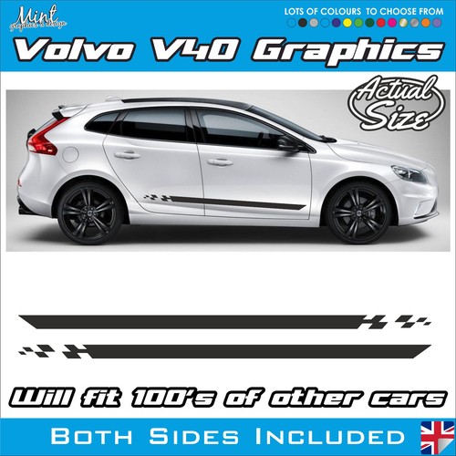 Volvo v40 s40 side stripes - volvo,