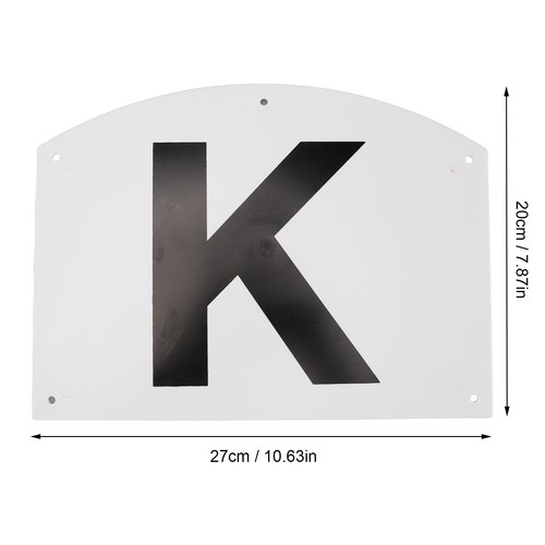 Piece dressage letter - 8-piece, wall