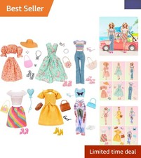 Fashionable 33-Pc Doll Outfits