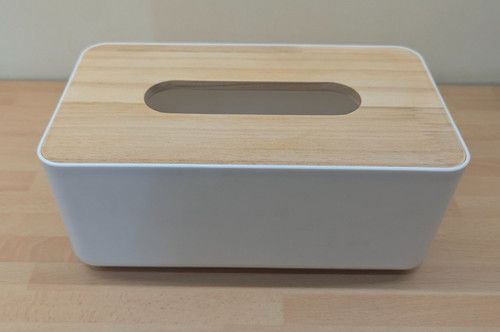 Wooden cover plastic tissue - cover,