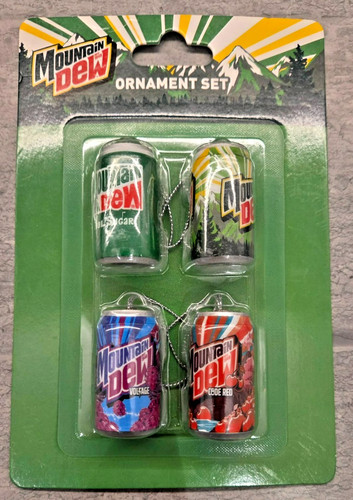 Mini mountain dew - ornament, set