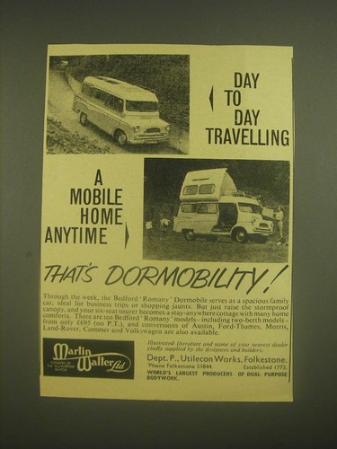 1962 bedford romany dormobile - 1962,