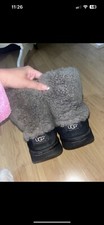 Black And Grey Ugg Boots With