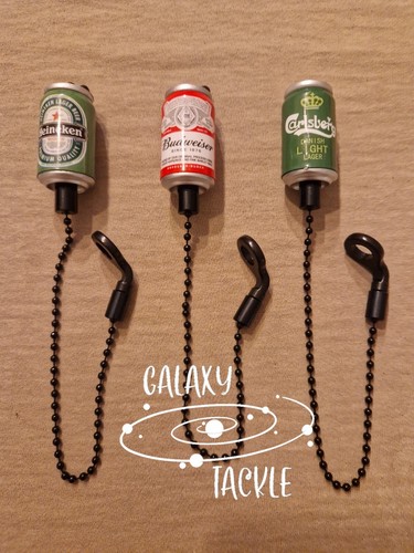 Carp fishing beer can bobbins - carp,