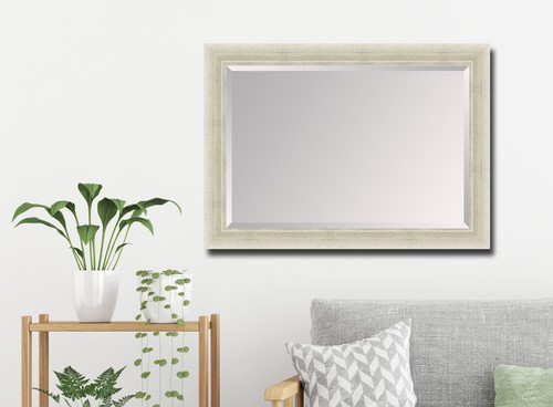 Mirror large grey shabby - mirror,