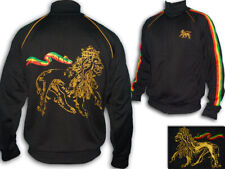 Rasta Jacket with Rasta striped sleeves. Reggae Jacket with prints jacket men