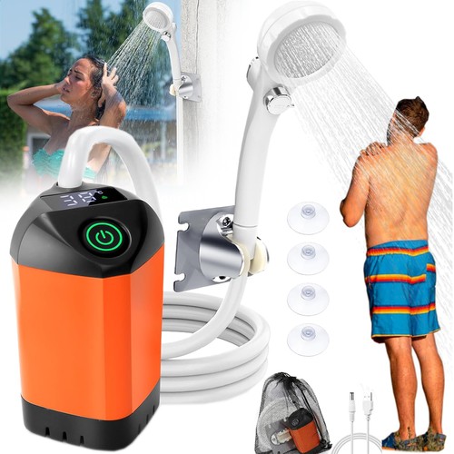 Portable shower pump camping - pump,