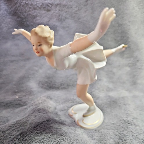 Ice skater figurine wallendorf - skater,