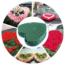 Foams Mud Flower Arrangement Oasis Heart Shape Floral Foam for Florist Parties